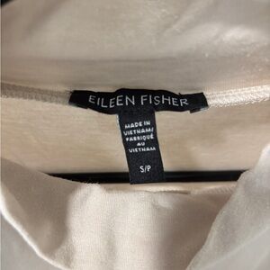 Eileen Fisher Cream Mock Neck Tank